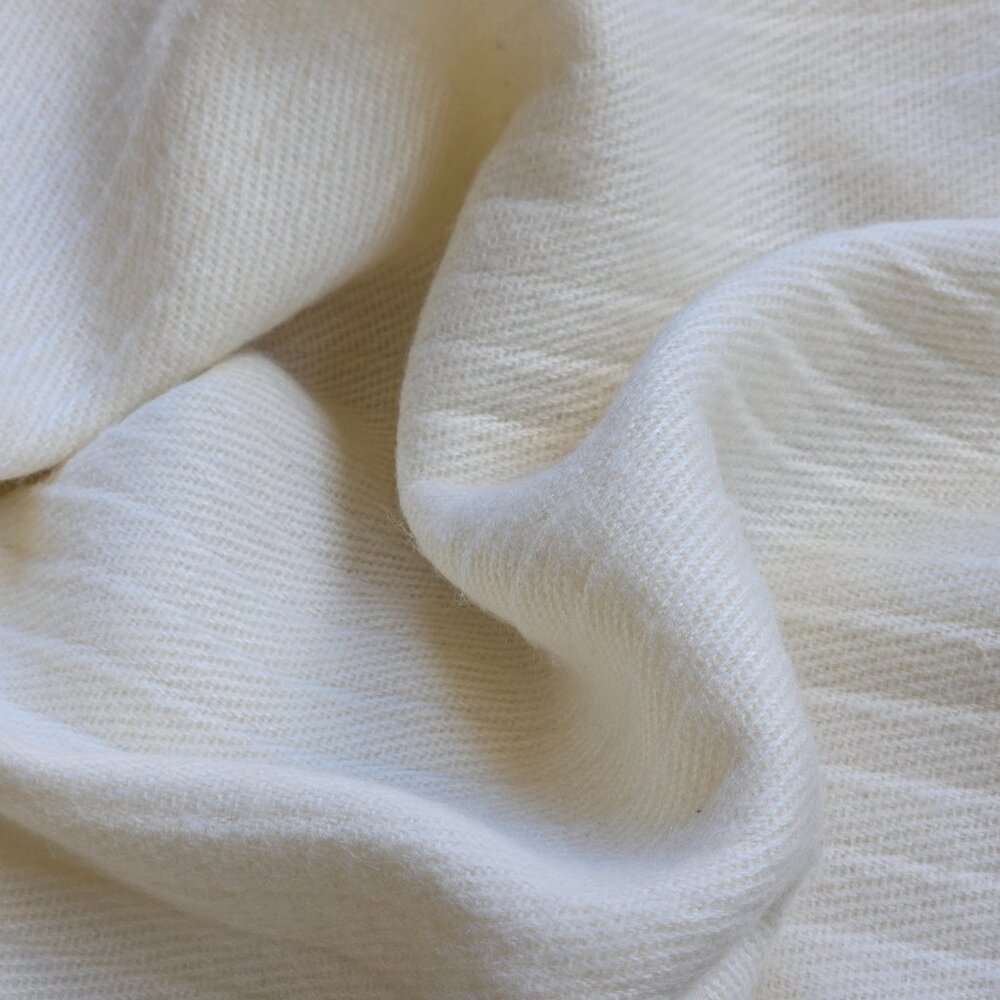 Aone Stodius 100% Wool Scarf Woven Ribbed Midweight Italy - Picture 11 of 11